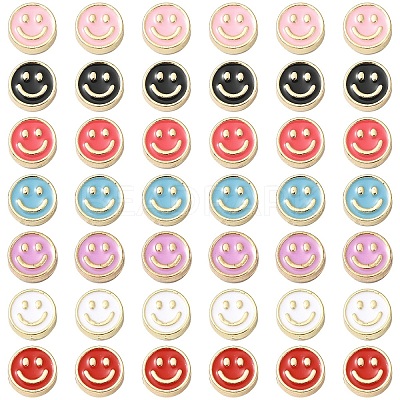20Pcs Alloy Enamel Beads FIND-YW0009-18A-1