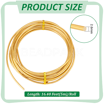 Round Brass Wires CWIR-WH0007-17D-G-1