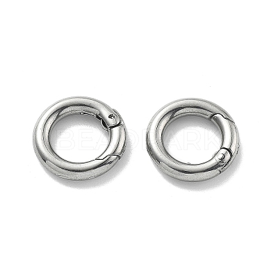304 Stainless Steel Spring Gate Clasp Findings STAS-B082-05C-P-1