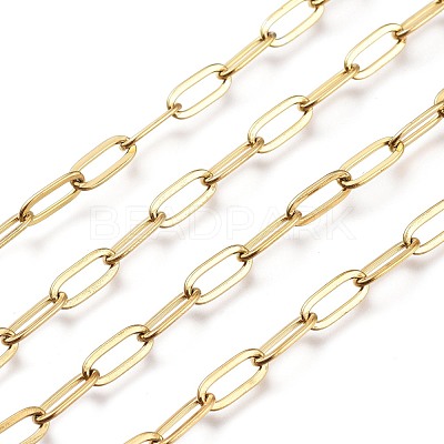 3.28 Feet Ion Plating(IP) 304 Stainless Steel Cable Chains X-CHS-M002-01G-1