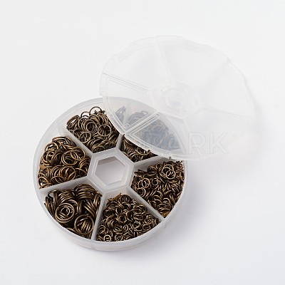 1 Box of Iron Open Jump Rings IFIN-MSMC010-04AB-NF-1