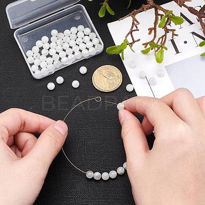 Natural Rainbow Moonstone Beads Strands G-AR0001-75-1