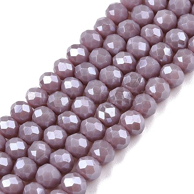Electroplate Glass Beads Strands LS-EGLA-A044-P4mm-A13-1