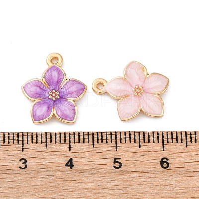 Zinc Alloy Enamel Pendants PALLOY-I124-10G-1