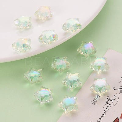 Transparent Acrylic Beads LS-TACR-S152-02D-SS2111-1