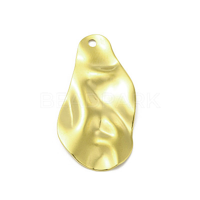Textured 201 Stainless Steel Pendants LS-STAS-A069-10G-1