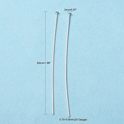 Brass Flat Head Pins HP5.0cmCY-S-1