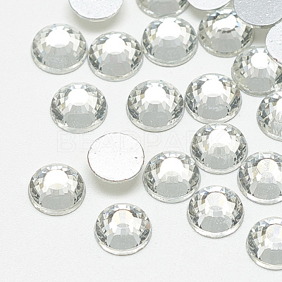 Flat Back Glass Rhinestone Cabochons RGLA-T090-SS40-01-1