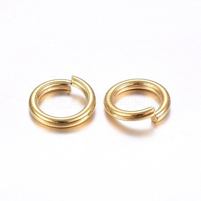 304 Stainless Steel Open Jump Rings STAS-O098-02G-13-1