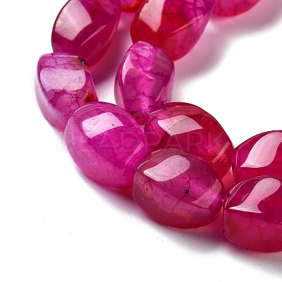 Natural Dragon Veins Agate Beads Strands G-G172-01R-1