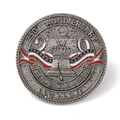 Alloy USA 250th Anniversary Commemorative Lapel Pin Backs LS-JEWB-B046-01D-B-1
