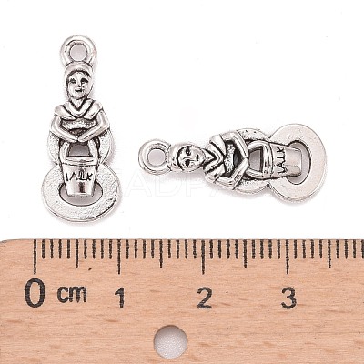 Tibetan Style Alloy Pendants X-TIBEP-GC147-AS-NR-1