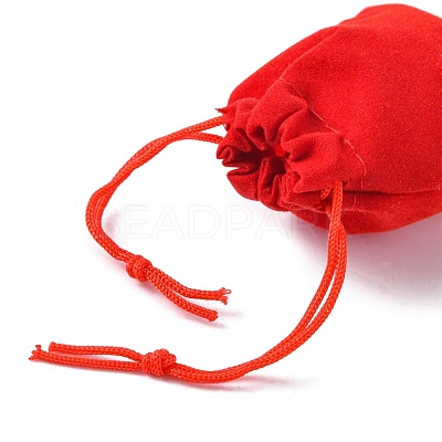 Velvet Cloth Drawstring Bags TP-C001-50x70mm-M-1