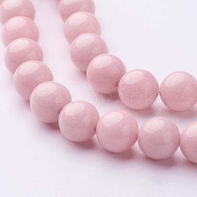 Natural Mashan Jade Round Beads Strands G-D263-10mm-XS02-1