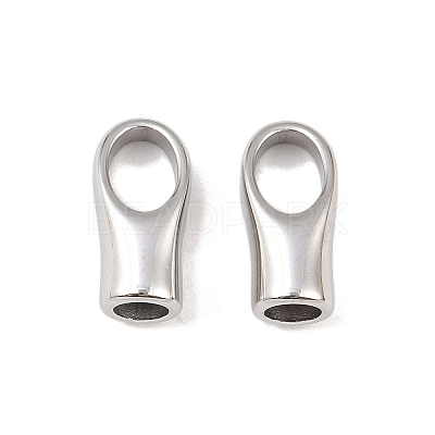 Tarnish Resistant 304 Stainless Steel Cord Ends STAS-N034-16-1