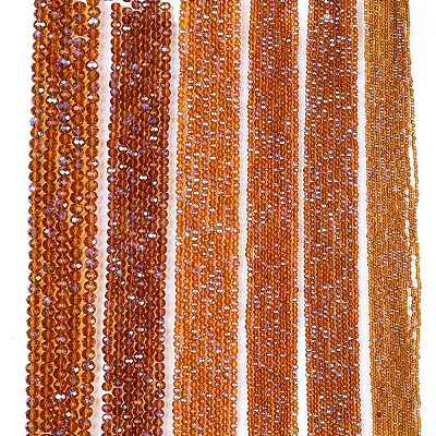 Electroplate Glass Beads Strands EGLA-A044-T6mm-L04-1