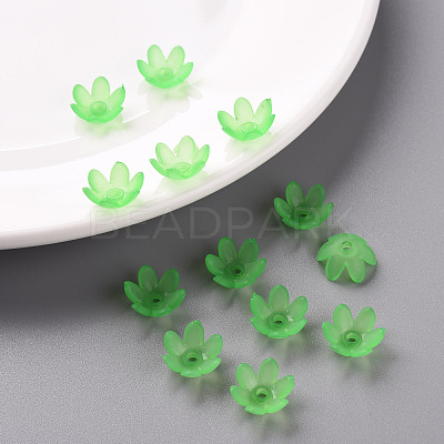 Frosted Acrylic Bead Caps MACR-S371-07A-734-1