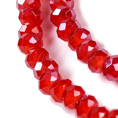 Baking Electroplate Glass Beads Strands DGLA-A039-J2MM-B02-1