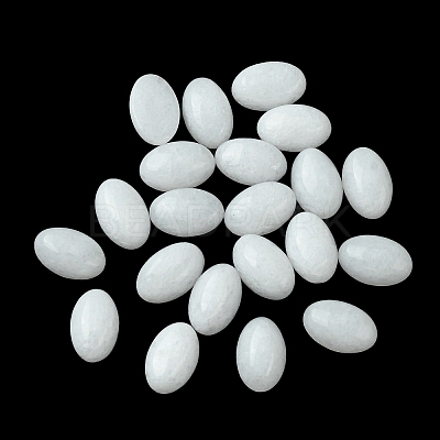 Natural White Jade Cabochons G-A094-01A-13-1