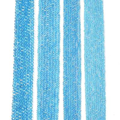 Electroplate Glass Beads Strands X-EGLA-A044-T6mm-B08-1