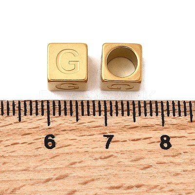 304 Stainless Steel European Beads STAS-D382-02G-G-1