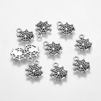Halloween Jewelry Tibetan Style Alloy Pendants X-TIBEP-60606-AS-LF-1