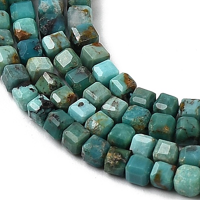 Natural HuBei Turquoise Beads Strands G-C009-B12-B-1