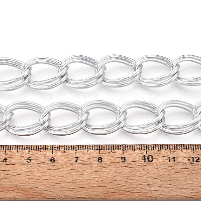 Aluminium Double Curb Chains CHA-N004-04P-1