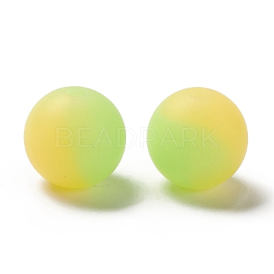 Two Tone Luminous Silicone Beads SIL-I002-01A-1