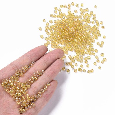 6/0 Round Glass Seed Beads SEED-US0003-4mm-162-1