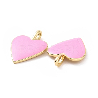 Brass Enamel Pendants LS-KK-P204-14G-C-1