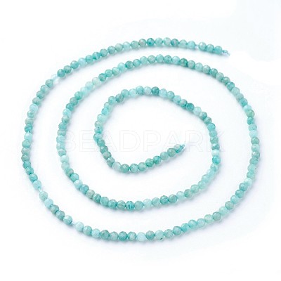 Natural Amazonite Beads Strands X-G-F619-26-2mm-1
