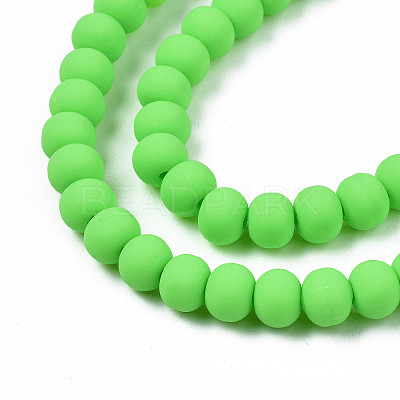 Handmade Polymer Clay Beads Strands X-CLAY-N008-053-07-1
