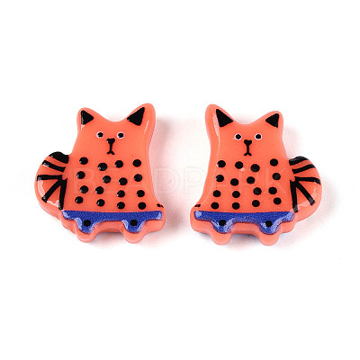 Printed Opaque Resin Beads RESI-N043-12C-1