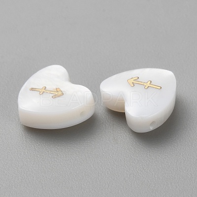 5Pcs Natural White Shell Beads LS-BSHE-TAC0004-02K-1