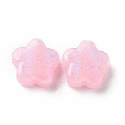 Opaque Acrylic Beads OACR-E014-13D-1