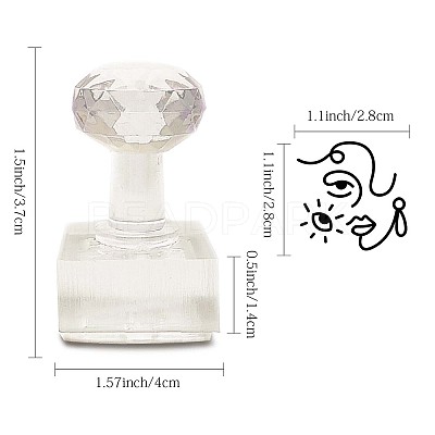 Clear Acrylic Soap Stamps 