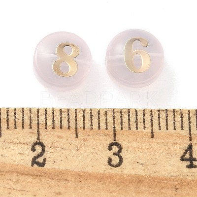 10Pcs Transparency Glass Beads GLAA-Q001-02A-1