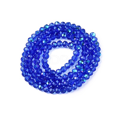 Electroplate Glass Beads Strands EGLA-A044-T4mm-L31-1