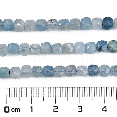 Natural Aquamarine Beads Strands X-G-L587-C02-01-1