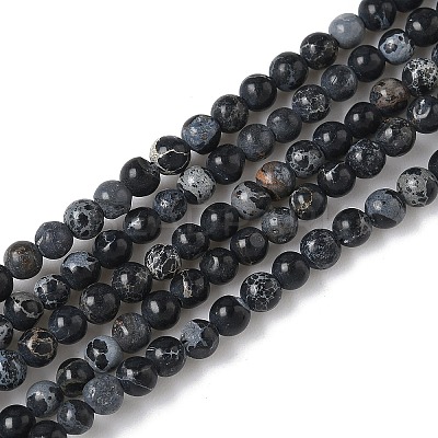 Dyed Natural Regalite/Imperial Jasper/Sea Sediment Jasper Beads Strands G-B124-C05-05-1