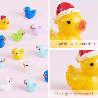 100Pcs Luminous Mini Ducks 