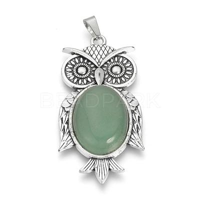 Natural Green Aventurine Big Pendants G-S246-01A-1