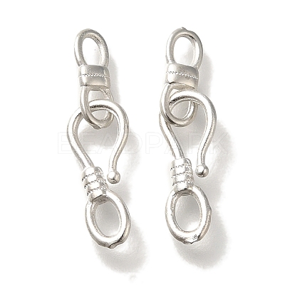 Brass S-Hook Clasps KK-H502-09S-1