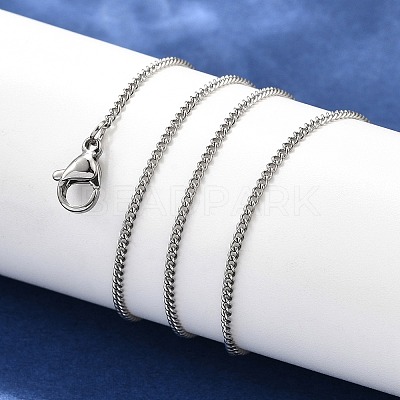 Tarnish Resistant 304 Stainless Steel Necklaces NJEW-E080-11P-1