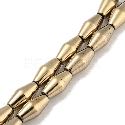 Electroplated Synthetic Magnetic Hematite Beads Strands G-Z032-B01-02H-1