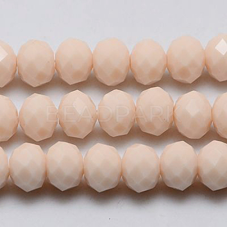 Imitation Jade Glass Bead Strands GLAA-F001-3x2mm-14-1
