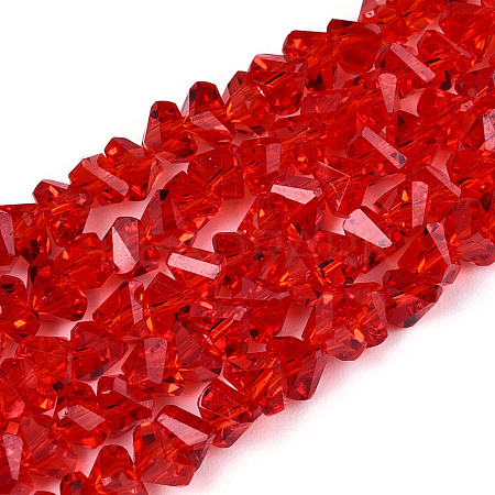Transparent Glass Beads Strands GLAA-N018-4mm-06-1