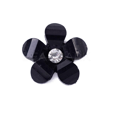 Flower Resin Glass Cabochons RESI-TAC0041-02E-1