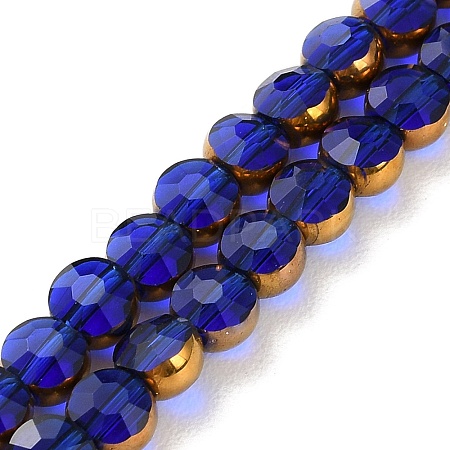 Electroplate Glass Beads Strands LS-EGLA-A040-01G-1